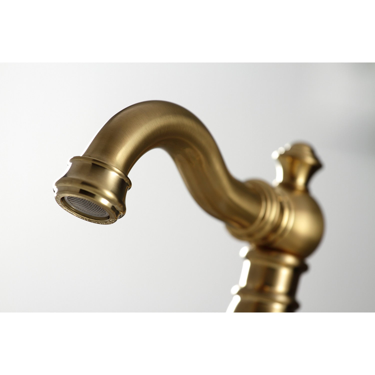 American Classic FSC1973PX Two Handle 3-Hole Widespread Bathroom Faucet with Brass Pop-Up Drain - Brushed Brass Finish for Vanity Sink - Perfect for Modern and Traditional Bathroom Decor