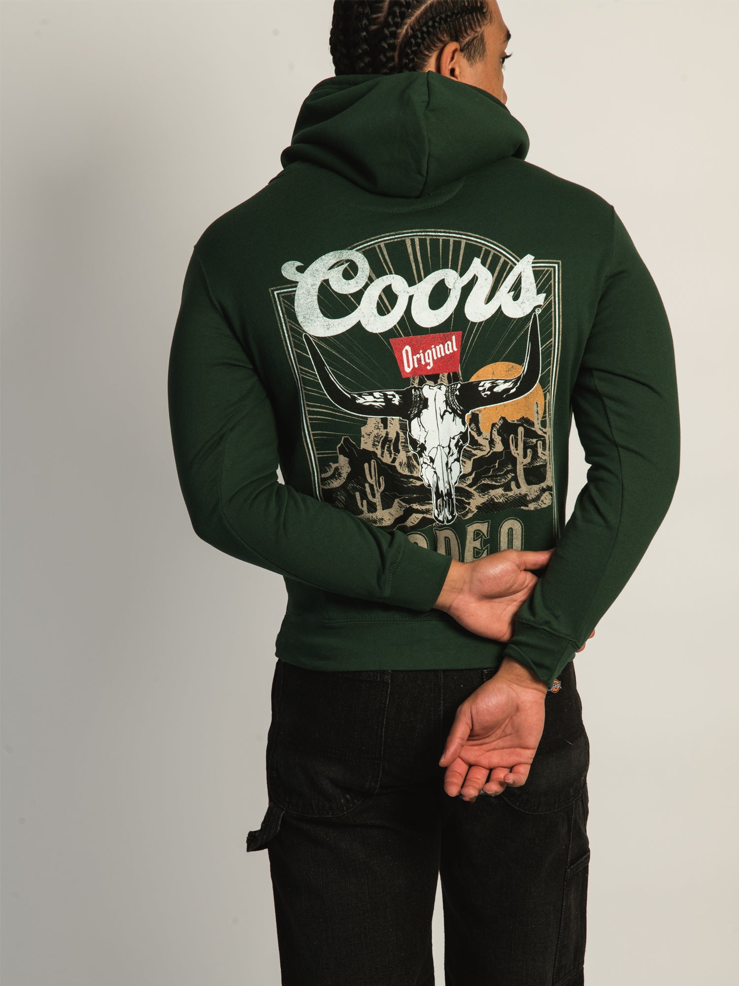 Coors Western Pullover Hoodie - Soft & Comfortable Fleece Hooded Sweatshirt for Men & Women - Perfect for Outdoor Activities, Casual Wear & Layering