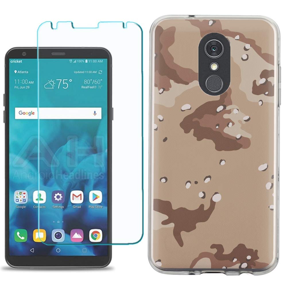 LG Stylo 4/4 Plus Case with Screen Protector - Slim TPU Cover for Daily Protection