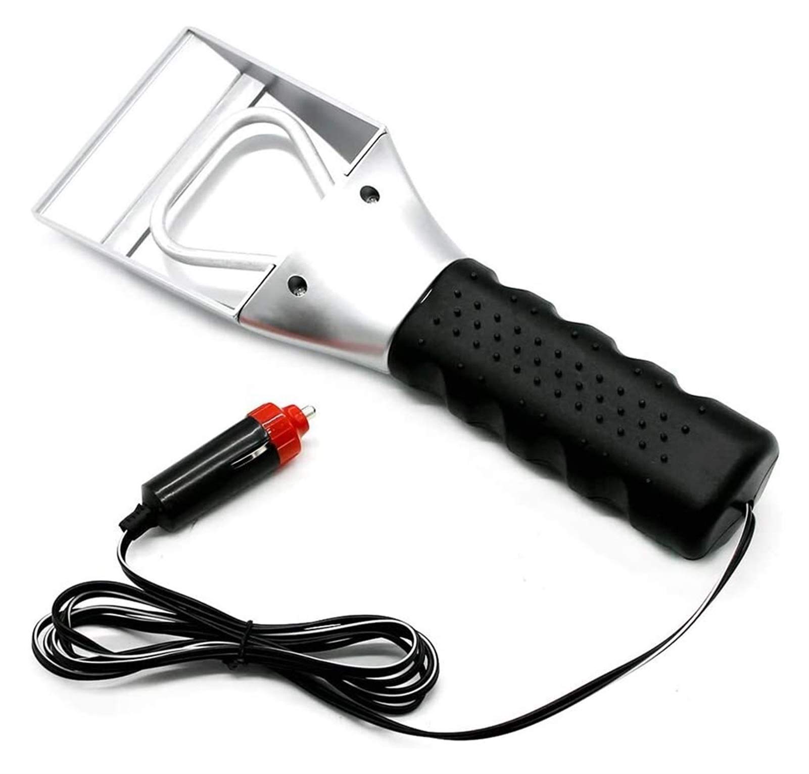 12V Heated Car Snow Shovel - Dual-Purpose Ice Scraper for Winter Auto Care & Glass Defrosting