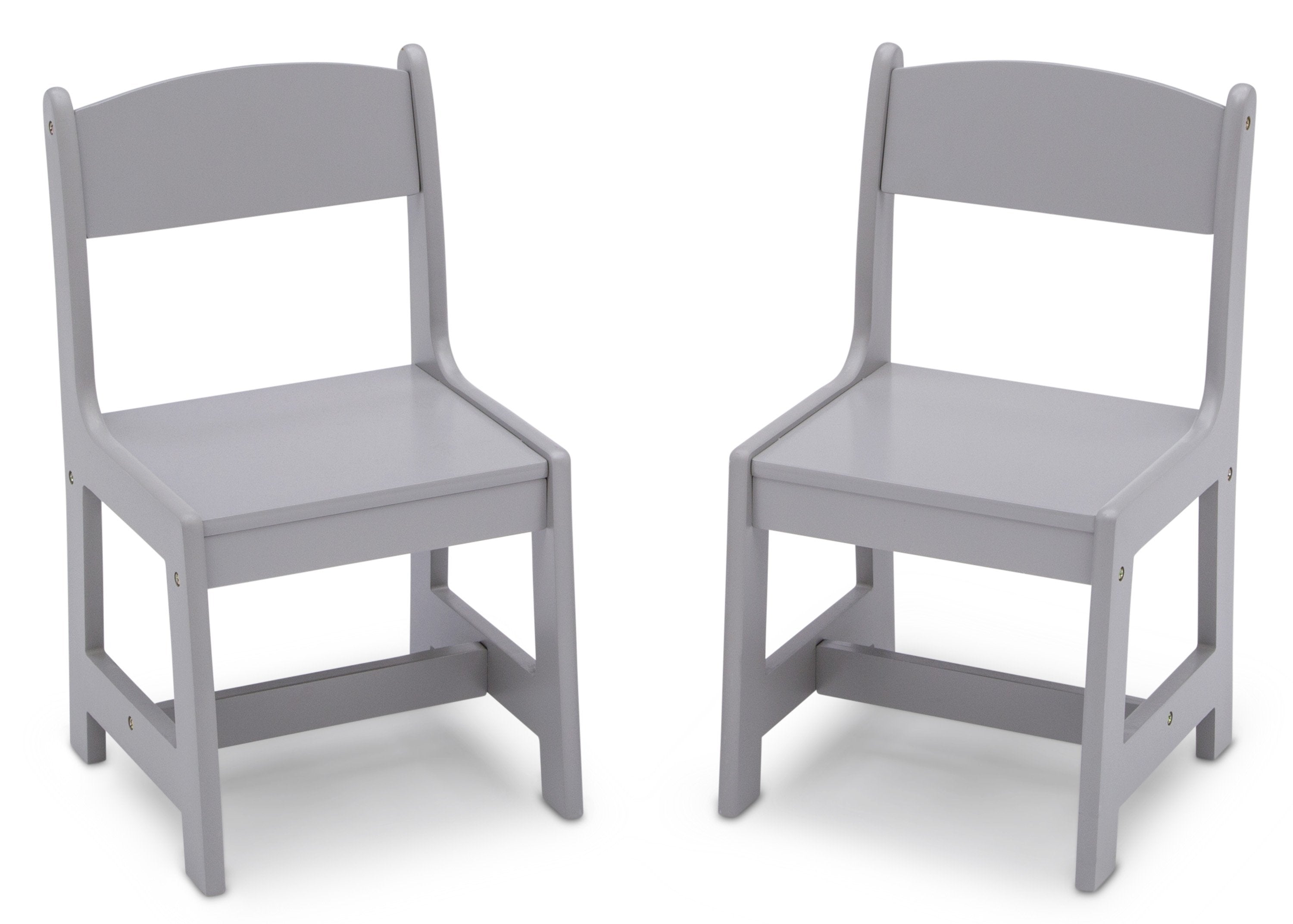 MySize Wooden Kids Chairs for Playroom - Set of 2 Children's Chairs for Reading, Drawing & Playtime - Perfect for Toddler Classroom, Daycare or Home Play Area