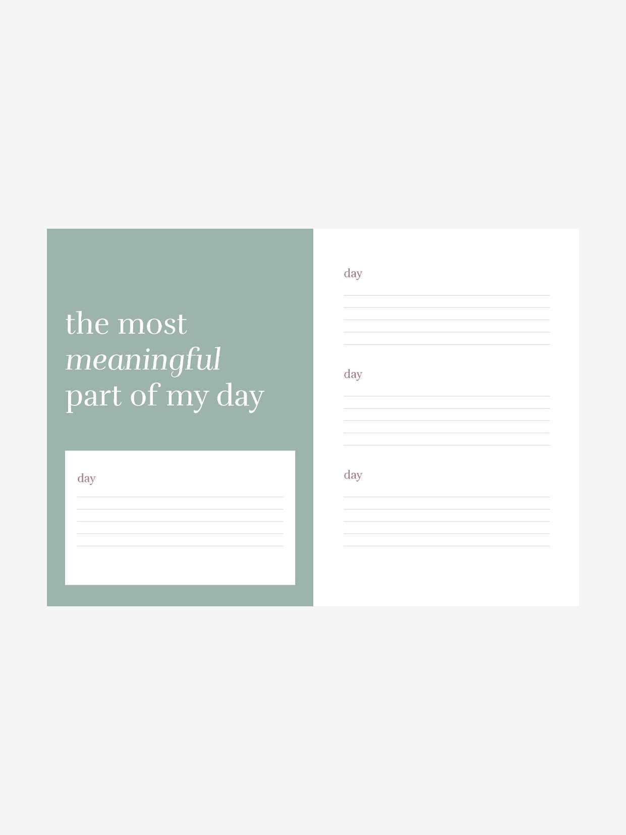 One Sentence a Day: A Mindful Journal for Daily Reflection, Gratitude & Personal Growth | Perfect for Self-Care, Mental Wellness & Mindfulness Practice