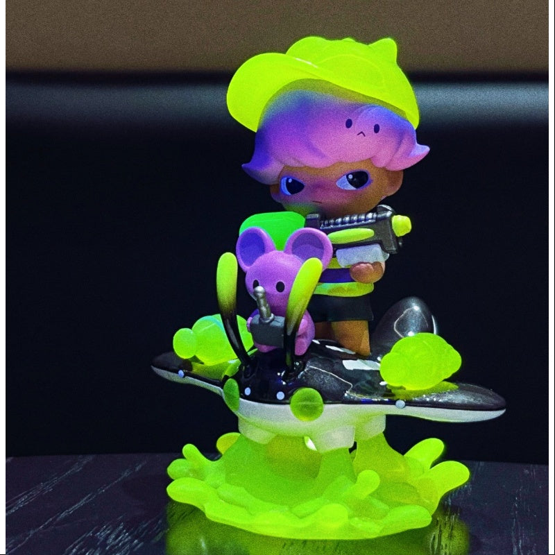 DIMOO Pop Mart PopCar Water Party Series Blind Box Figure (1/96) - Collectible Toy for Display, Gifts & Party Decorations