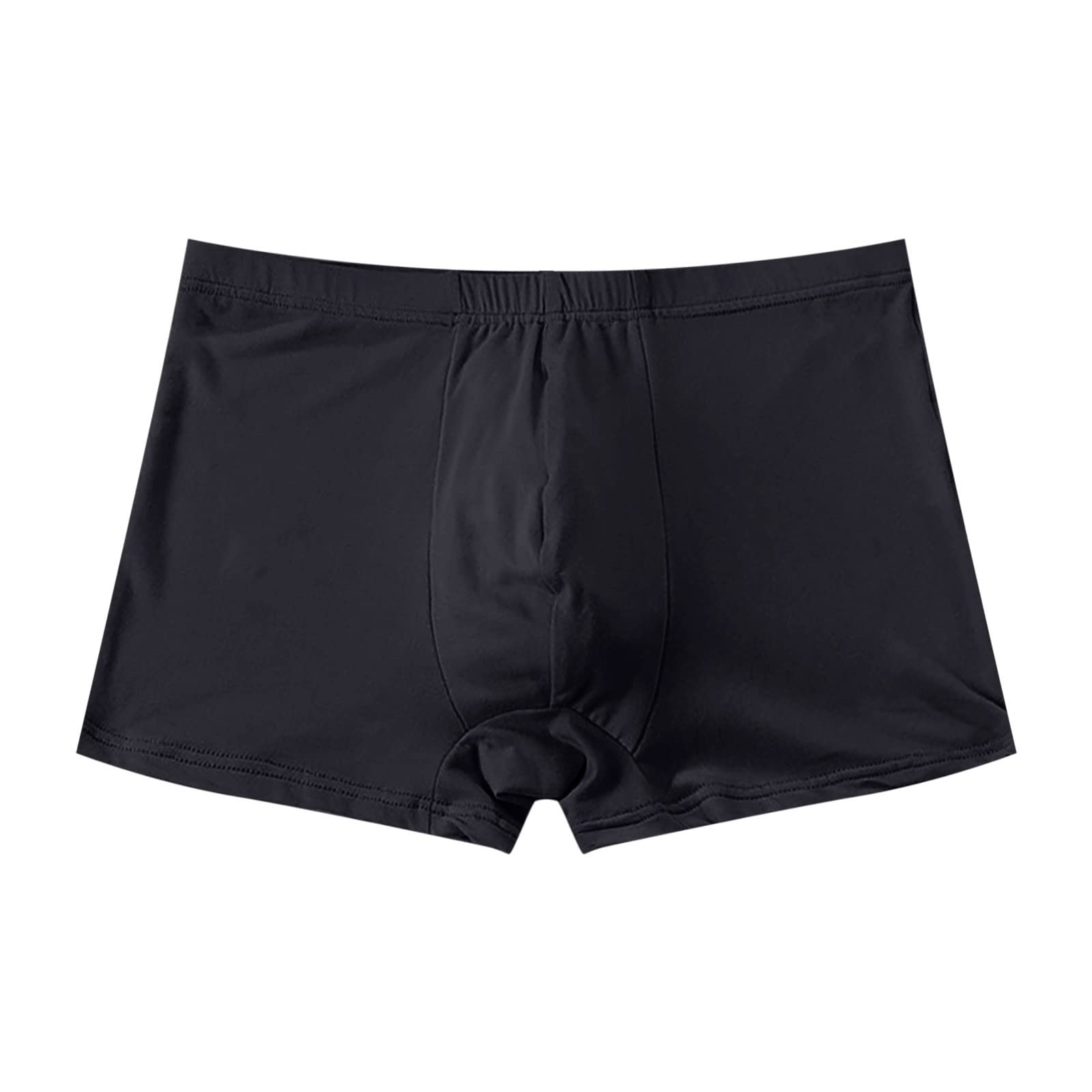 Premium Solid Color Men's Underwear - Ultra Soft Milk Silk Boxer Briefs for Men | Breathable & Comfortable Daily Wear | Gym, Sleep & Lounge Shorts