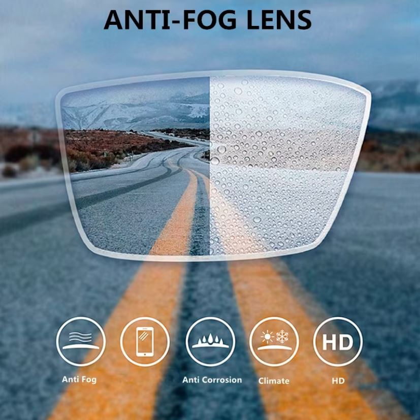 Aimee Single Vision MR Series Anti-Fog Clear Lenses - HD Optical Lenses for Glasses - Perfect for Reading, Computer Work & Outdoor Activities