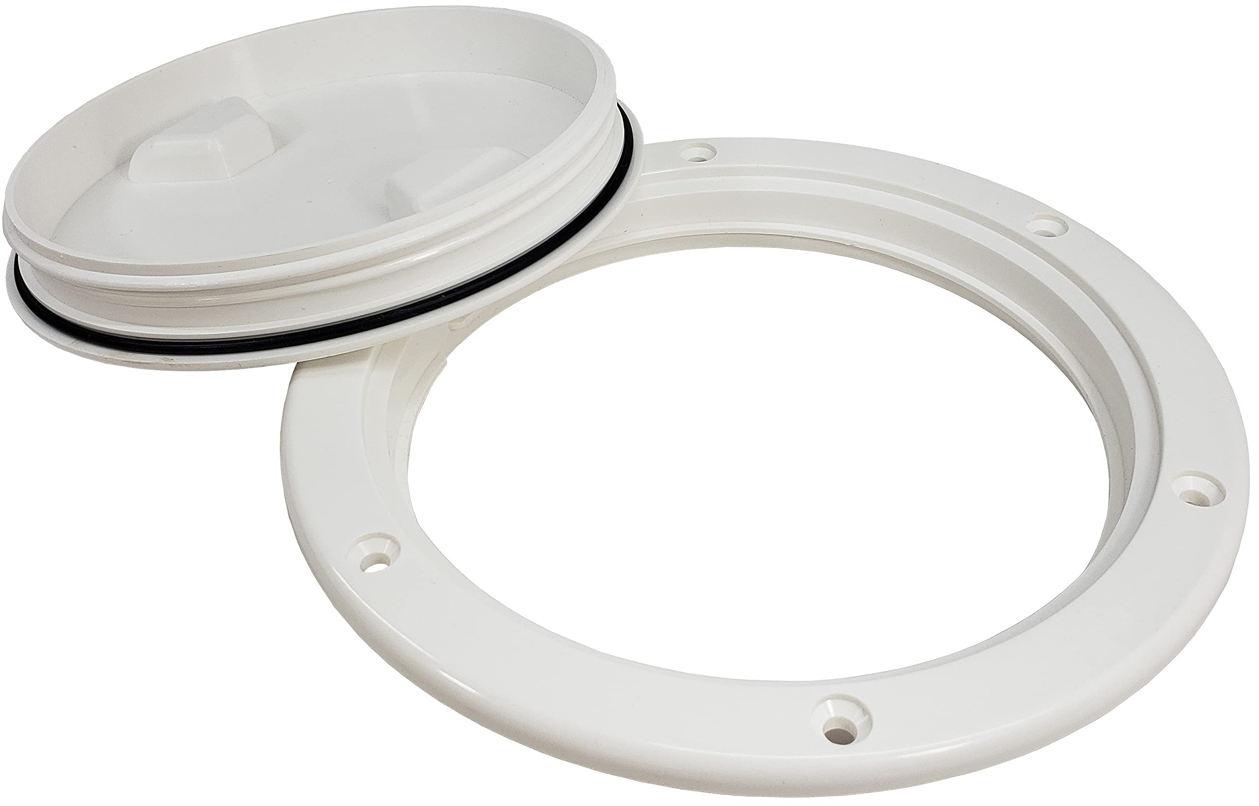 Salty Reef PVC Deck Plate - Waterproof Marine Boat Deck Hatch Cover for Boats, Yachts & RVs | Durable Outdoor Access Panel for Marine & RV Use