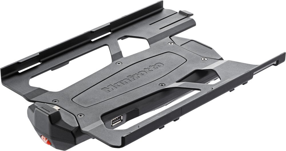 Manfrotto MVDDA13 iPad Air Mount Stand - Black | Adjustable Tablet Holder for Video Recording, Live Streaming & Photography | Perfect for Content Creators, Vloggers & Filmmakers