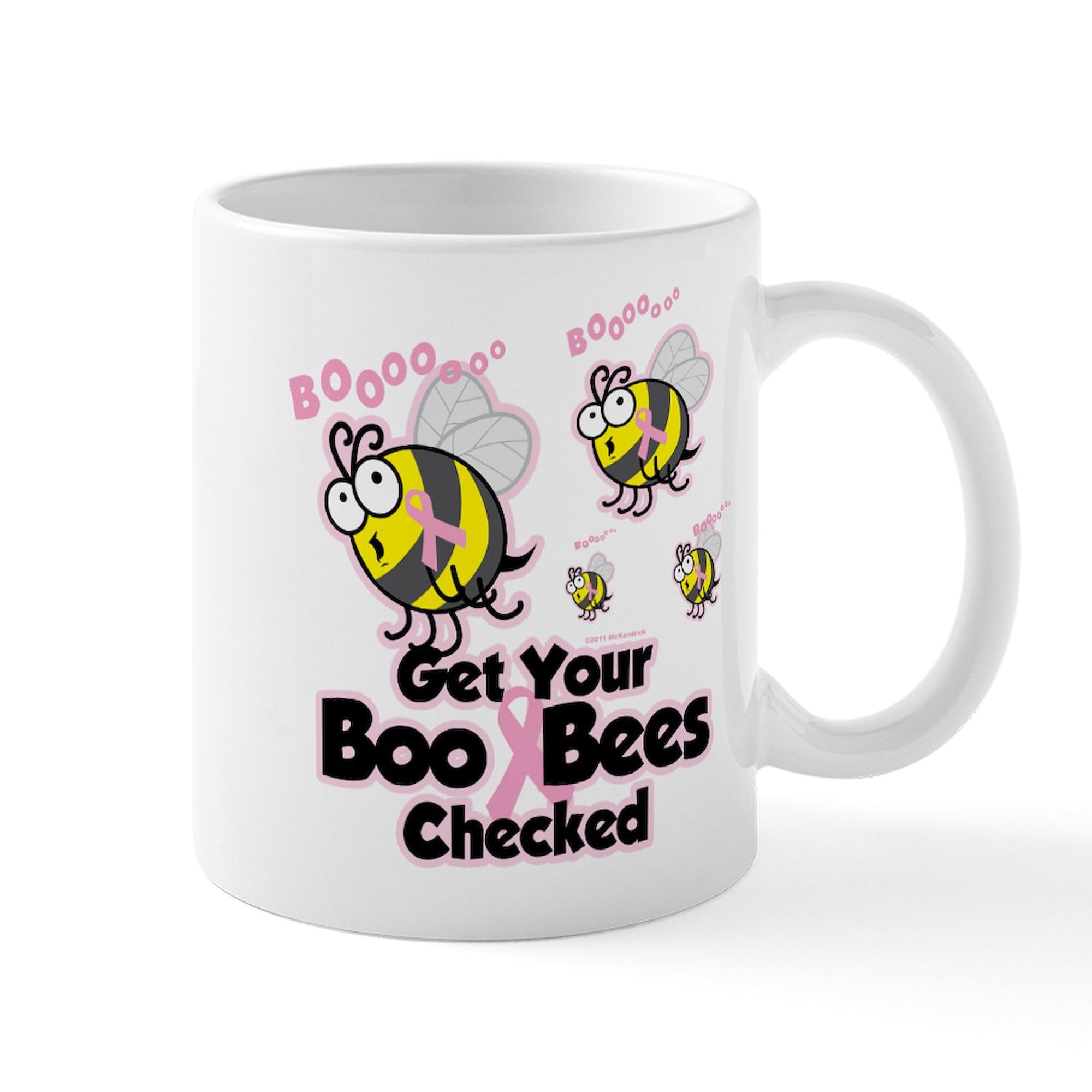 Boo Bees 11 oz Ceramic Coffee Mug - Funny Halloween Gift for Tea & Coffee Lovers - Perfect for Office, Home & Gifts