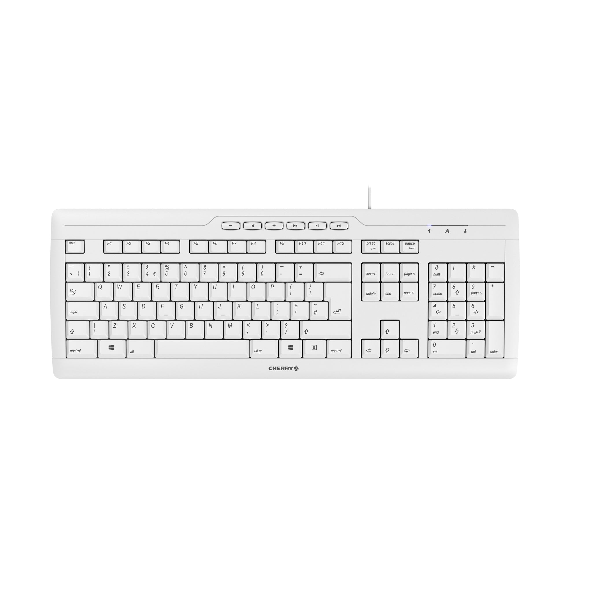 Cherry Stream 3.0 G85 23200 Whisper Quiet Mechanical Keyboard - Ultra Silent Typing for Office, Gaming & Programming | Ergonomic Design with Responsive Keys