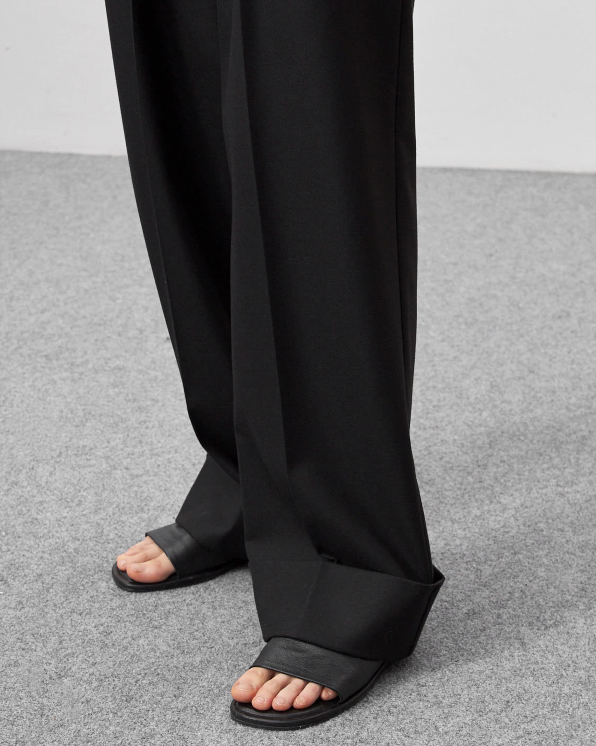 Women's High Waisted Wide Leg Trousers - Black Business Casual Pants for Work & Office | Straight Leg Long Pants for Professional Women | Perfect for Office Wear, Business Meetings & Formal Occasions