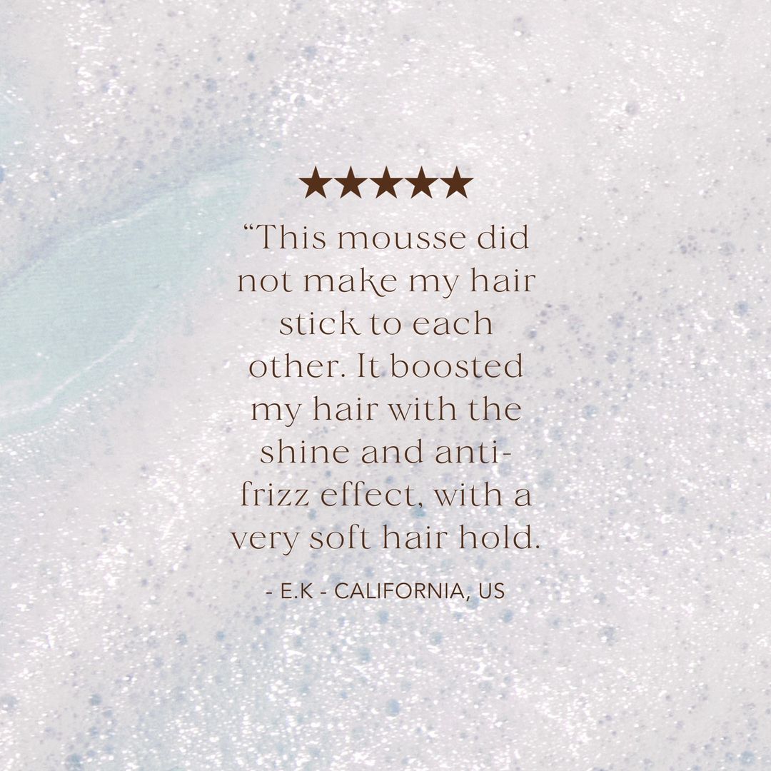 Aloe Vera Hair Mousse for Curly & Frizzy Hair - Volumizing & Hydrating Styling Foam for Natural Hair Care - Perfect for Daily Styling & Heat Protection