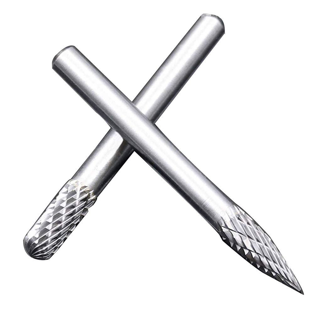 10pc Tungsten Carbide Rotary Burr Set - 1/4