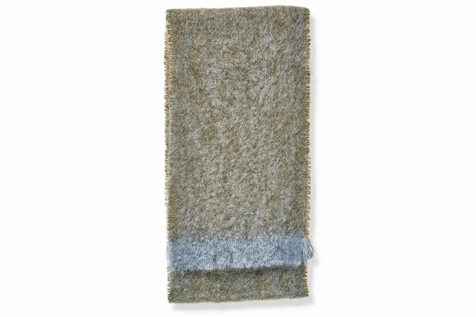Luxury Moss Clash Mohair Scarf - Soft Warm Winter Shawl Wrap for Women & Men - Perfect for Cold Weather, Office, Travel & Outdoor Activities