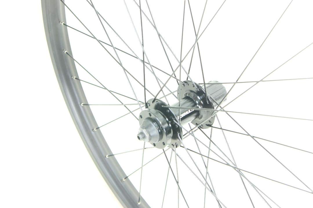 27.5 Inch ATB Mountain Bike Wheel Set with CST Patrol 2.4 Tires & Tubes - Disc Brake Compatible 650B Wheels for Trail Riding and Off-Road Cycling