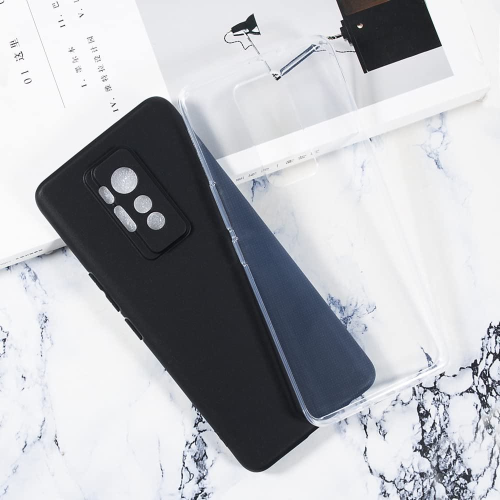 Tecno Phantom X Ultra Thin Gel Pudding Soft Silicone Phone Case - Slim Protective Cover for 6.7 Inch Tecno Phantom X (Transparent) | Perfect for Everyday Use, Travel & Work Protection