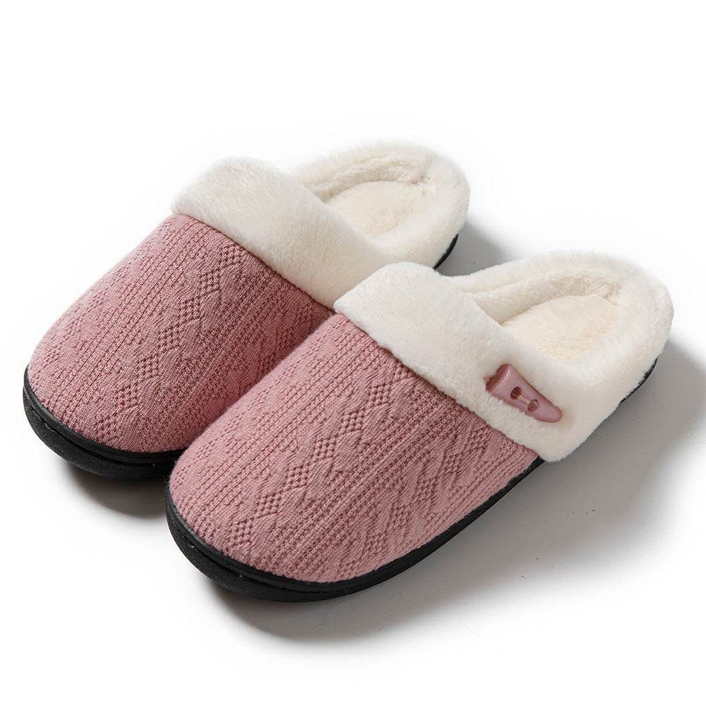 FluffKnit Cozy Plush Slippers for Women & Men - Ultra Soft Fuzzy Indoor House Shoes for Winter Comfort - Perfect for Home, Lounge & Relaxation
