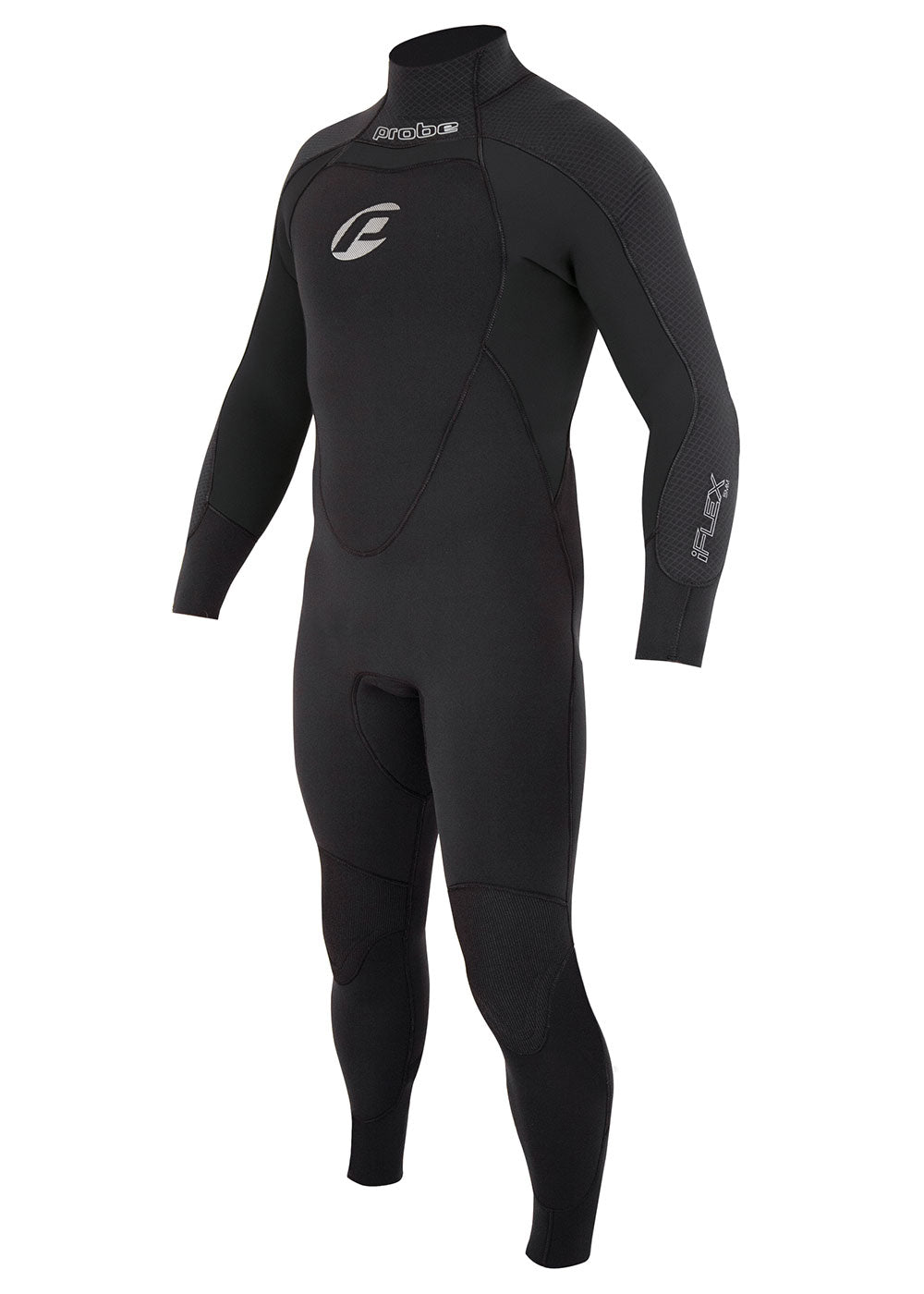Men's iFlex 5mm Semi-Dry Steamer Wetsuit for Scuba Diving, Surfing & Cold Water Sports | Neoprene Thermal Protection | Comfortable & Flexible Design