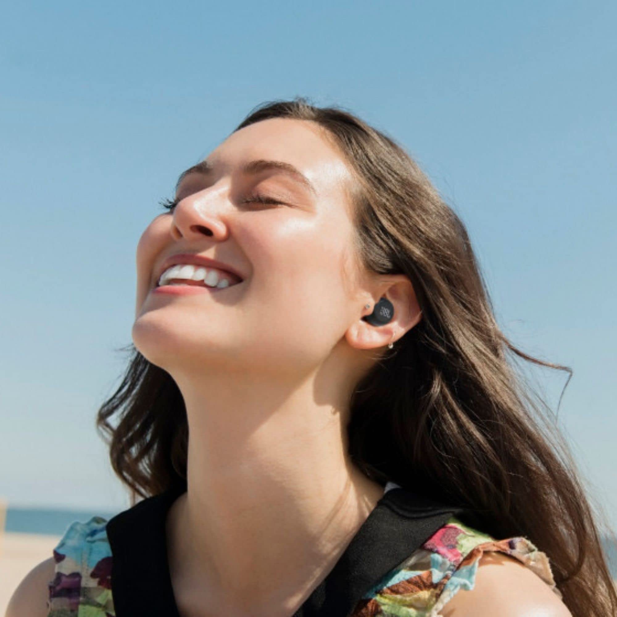 JBL Live Free NC+ True Wireless Noise Cancelling Bluetooth Earbuds - Active Noise Cancellation, Built-in Mic, 21H Battery, Wireless Charging, Black - Perfect for Travel, Workouts & Commuting