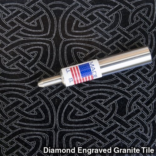 Diamond Drag Engraving Bit for CNC Machines - 1/2 Inch Shank Diameter - Perfect for Metal, Wood & Plastic Engraving - Ideal for DIY Projects, Sign Making & Industrial Use