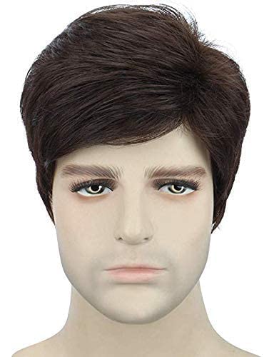 CHRONEX Full Head Men's Hair Wig - Natural Look, Comfortable & Adjustable for All Head Sizes - Perfect for Cosplay, Costume Parties & Hair Loss Solutions
