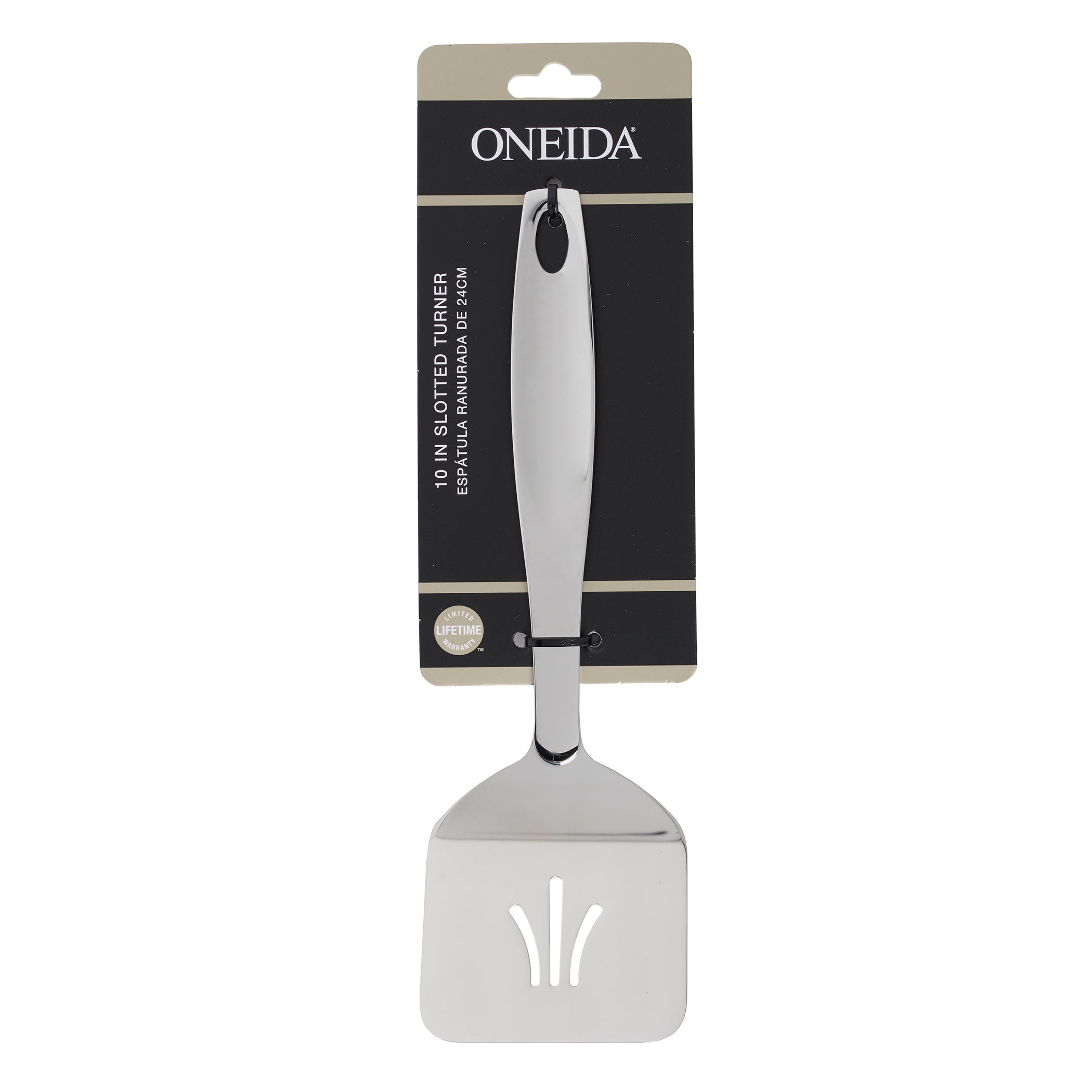 Stratford Small Slotted Turner - Stainless Steel Kitchen Spatula for Flipping Pancakes, Eggs & Burgers - Perfect for Non-Stick Pans & Grilling