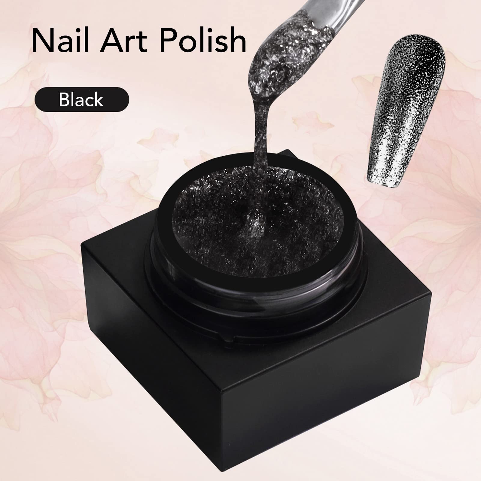 ANGGREK 4pcs Nail Glue Gel Set - Strong Elastic Manicure Adhesive for Nail Tips & Extensions | Professional Nail Art Supplies for Beginners | Perfect for Home Salon & DIY Nail Designs
