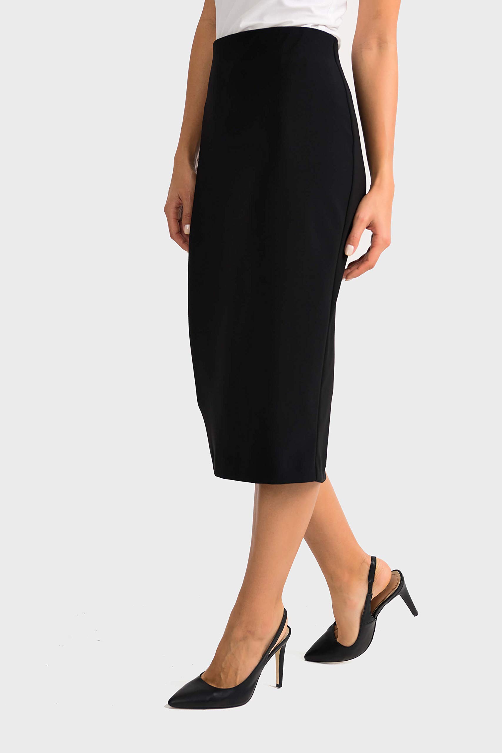 Women's Below-The-Knee Pencil Skirt - Slim Fit Stretch Office Skirt Style 163083J - Perfect for Work, Business Meetings & Formal Events