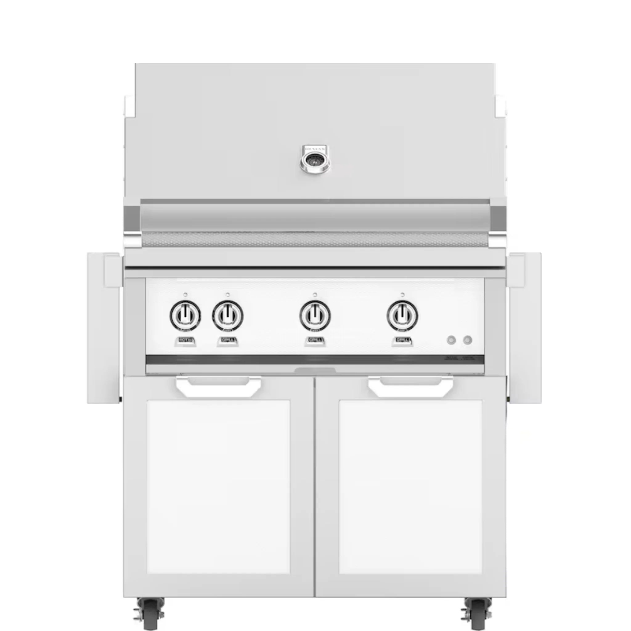 Hestan 36-Inch Freestanding Gas Grill with Double Access Doors - GBR36 GCD36 Model - Perfect for Outdoor Cooking, Backyard BBQs, and Patio Entertaining