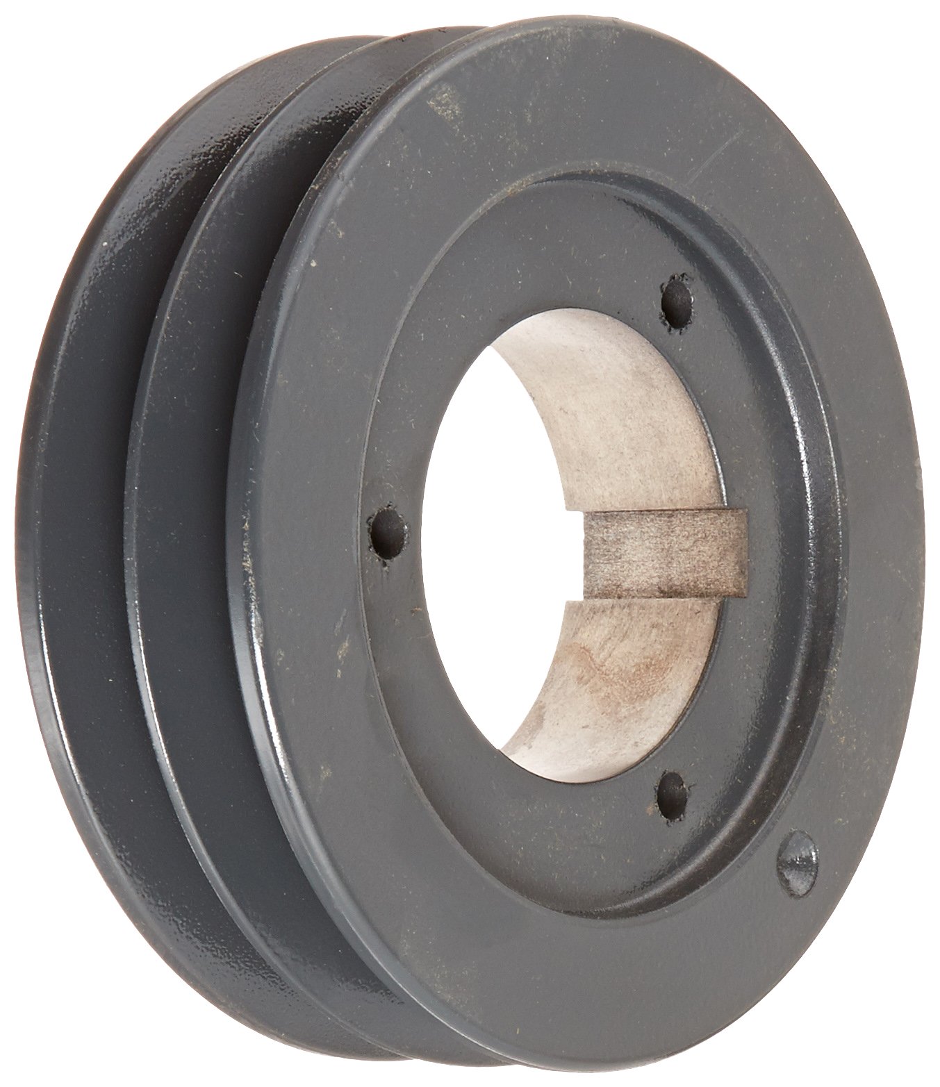 2B5V54 Split Taper Sheave - Cast Iron 2 Groove Pulley for A/B/5V Belts with B Bushing | Industrial Machinery, Conveyor Systems & Power Transmission Equipment