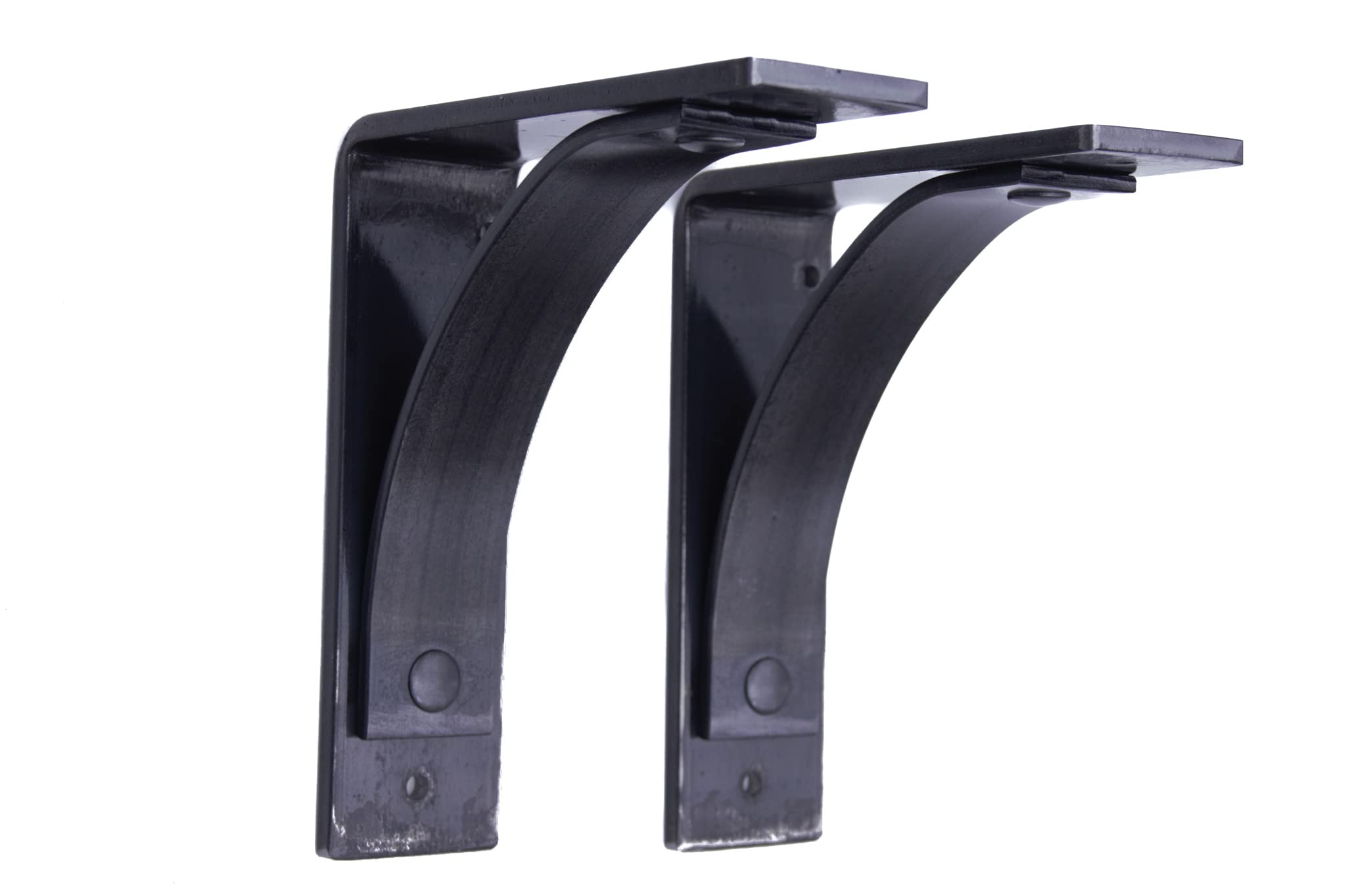 Heavy Duty Steel Shelf Brackets (2 Pack) - 7.75