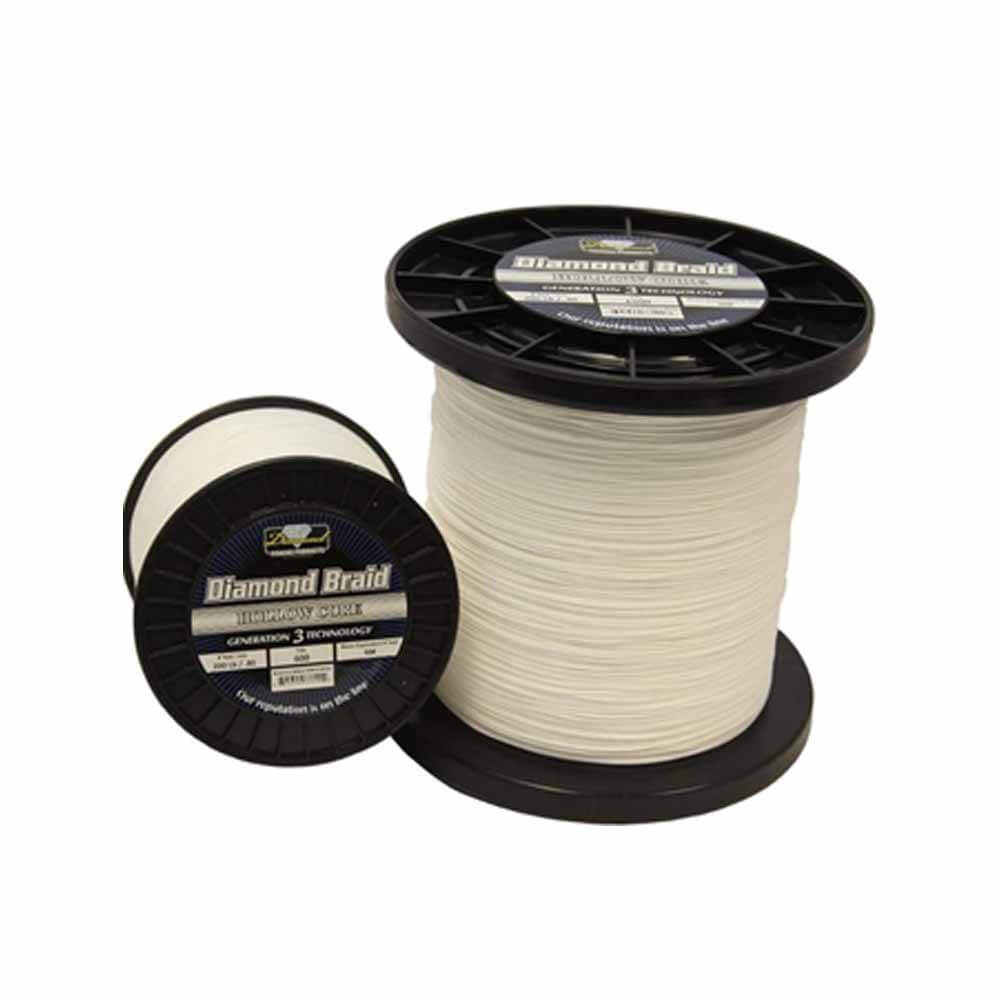 Premium Diamond G3 16X 500Yd Hollow Core Braided Fishing Line - High Strength, Low Memory for Saltwater & Freshwater Fishing - Ideal for Casting, Trolling and Deep Sea Fishing
