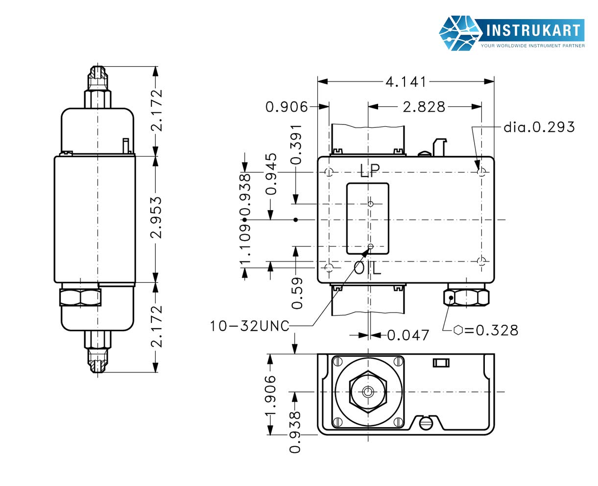 Danfoss MP55 Oil Differential Pressure Switch 1/4