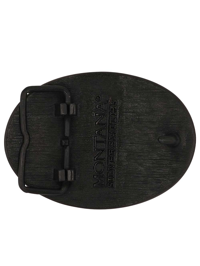 Montana Silversmiths 60811MTC Montana State Heritage Western Belt Buckle - Brass Cowboy Buckle for Jeans & Western Wear | Perfect for Rodeo, Country Music Festivals & Western Fashion