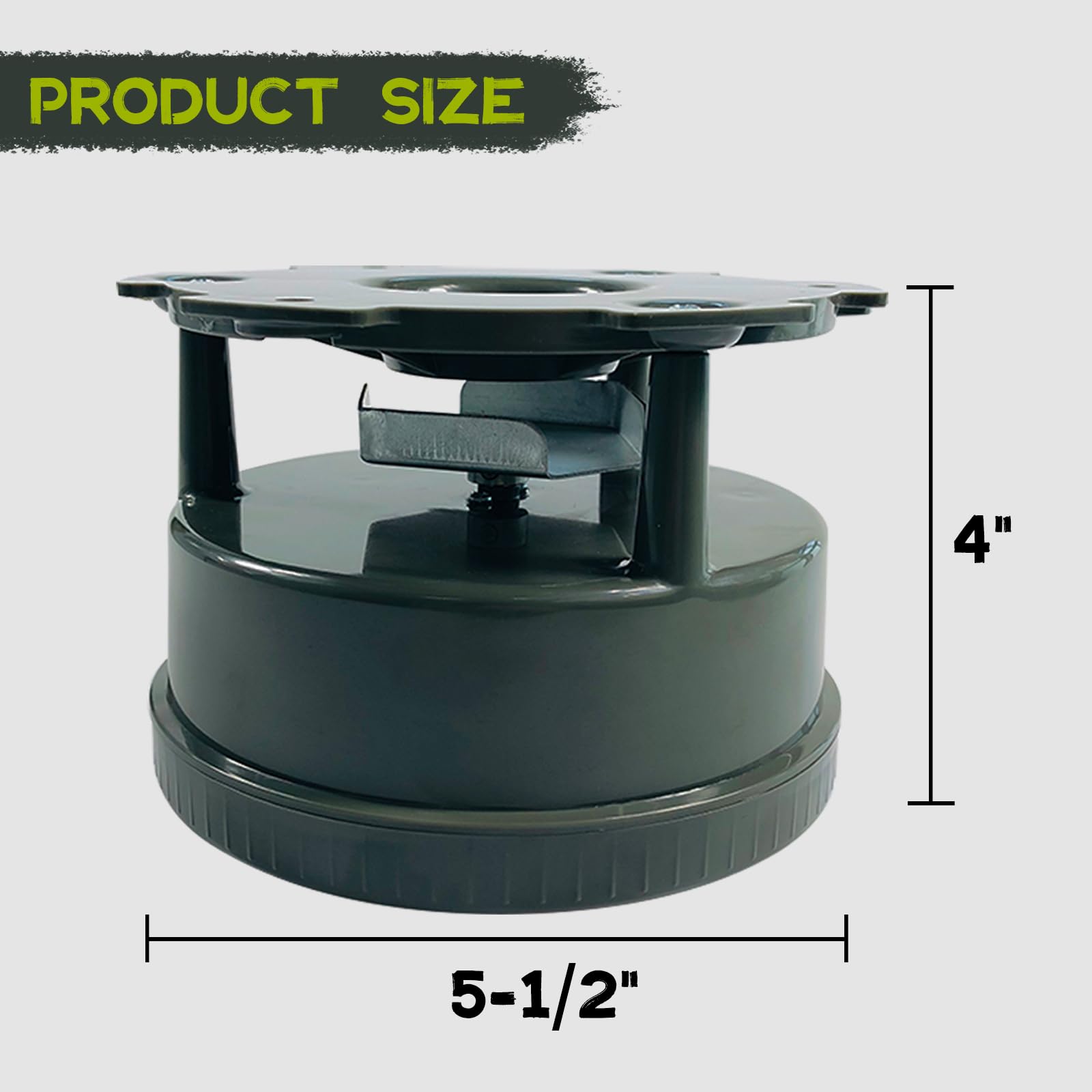 Highwild Deer Feeder Kit with Digital Timer & Metal Spin Plate - Easy Setup All-in-One for Hunting, Wildlife Observation & Outdoor Feeding