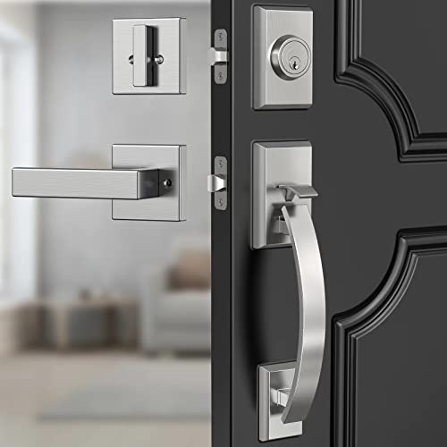 Stain Nickel Door Lock