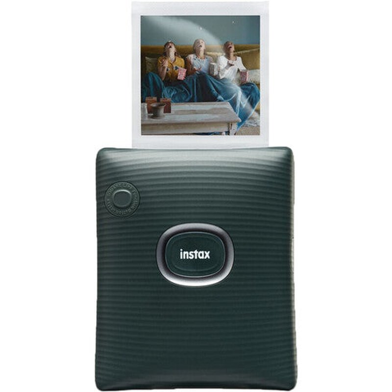 Fujifilm Instax Square Link Smartphone Printer - Print Photos from Phone in Midnight Green | Perfect for Travel, Parties & DIY Scrapbooking