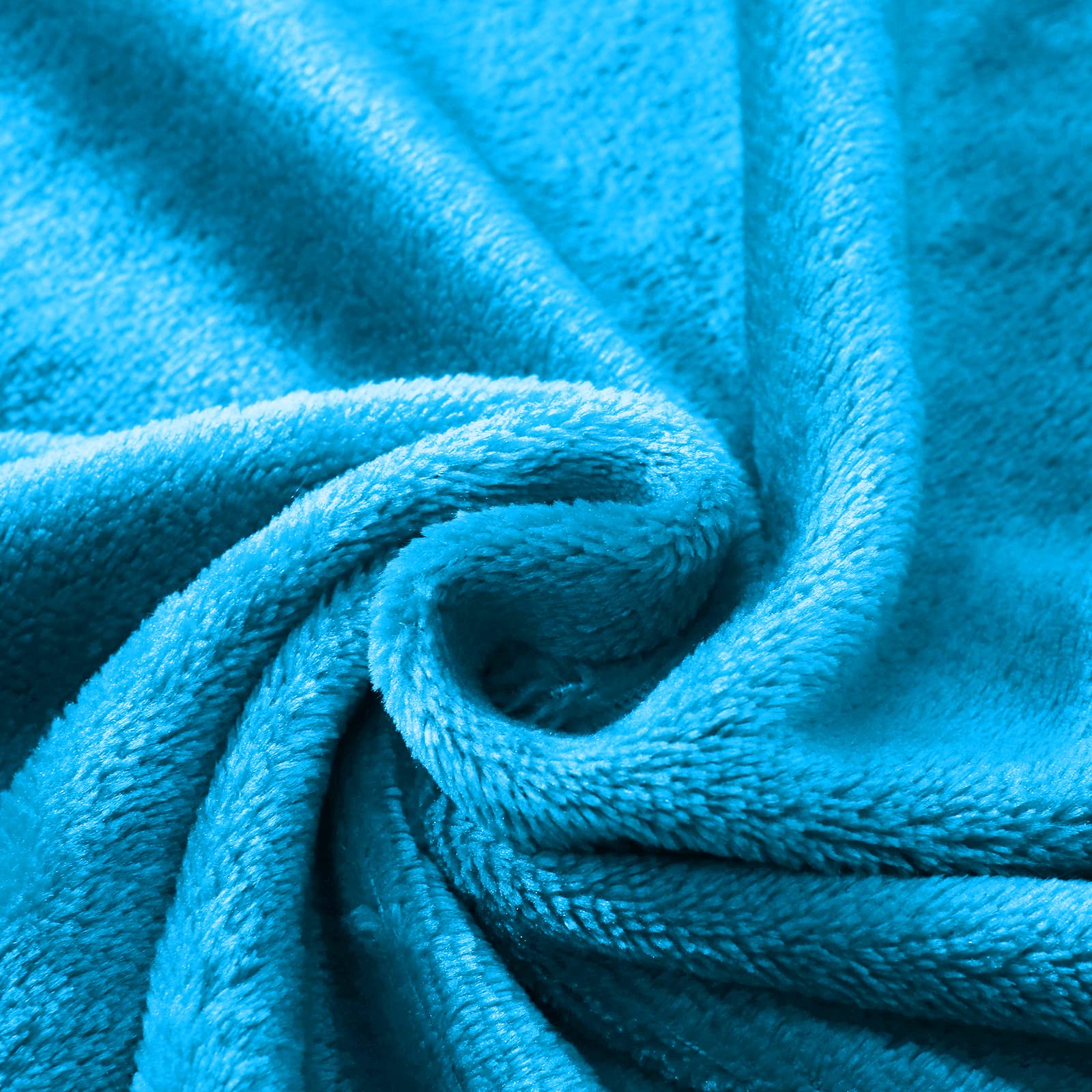 Hannah Linen Fleece Throw Blankets - Ultra Soft Plush Blanket for Couch, Sofa & Bed - Lightweight Warm Microfiber Fleece Blanket (50