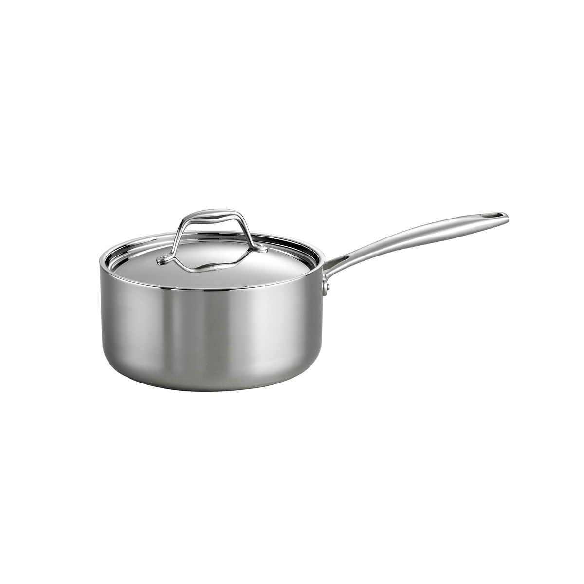 Tramontina Premium Stainless Steel Covered Sauce Pan - 1.5QT, 2QT, 3QT Sizes - Ideal for Cooking Sauces, Soups & Stews - Professional Kitchen & Home Use