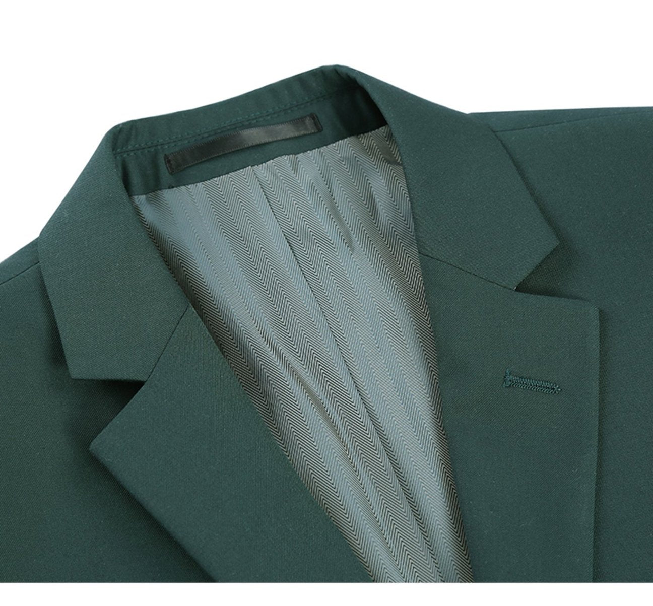 Alessandro Vitello by Renoir Green 2-Piece Classic Fit Single Breasted Notch Lapel Suit | Premium Men's Business Attire for Office, Weddings & Formal Events