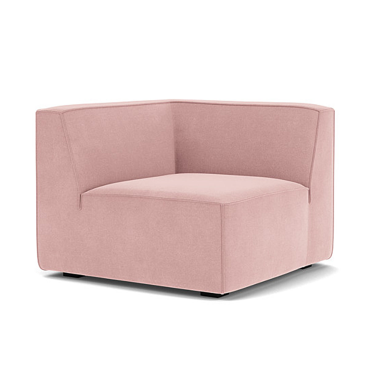 1-Seater Right Corner Modular Sofa in Durable Dane Fabric - Perfect for Small Apartments, Living Rooms & Cozy Spaces