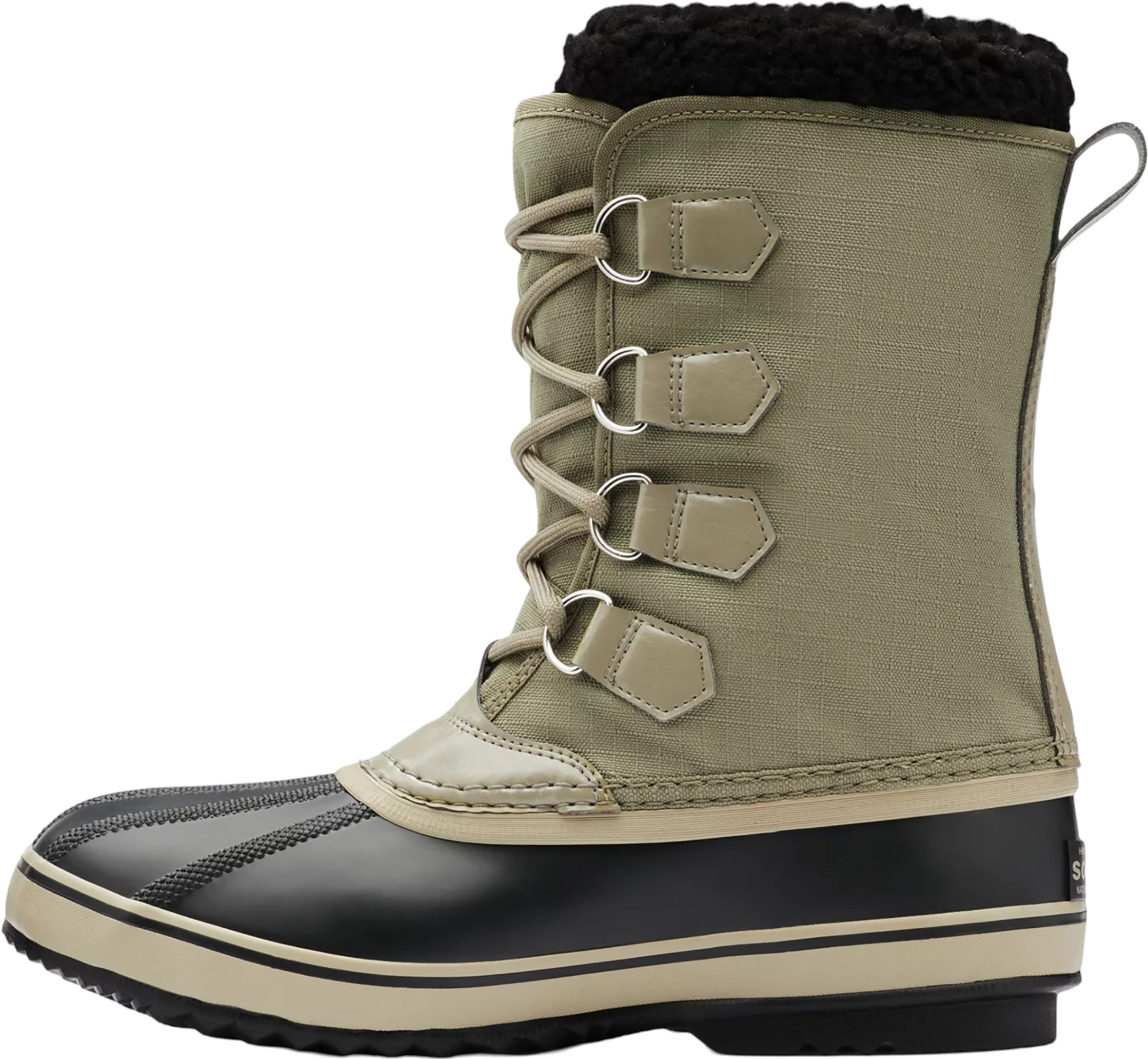 1964 PAC Men's Waterproof Nylon Boots - Durable & Comfortable for Outdoor Hiking, Hunting & Work - Black
