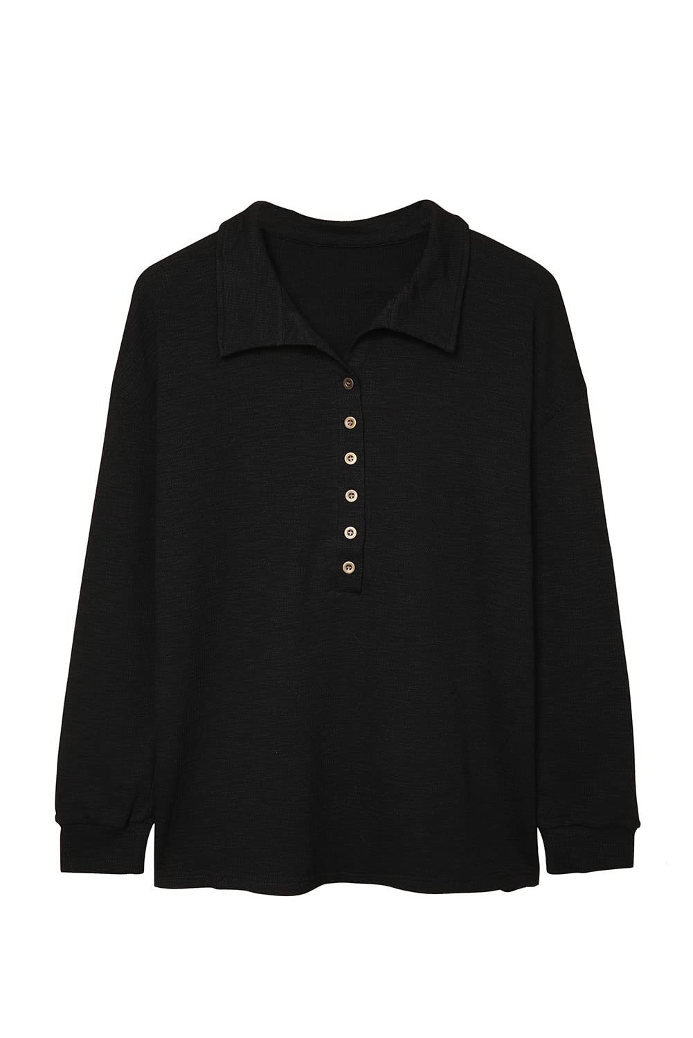 Cute Twist Front Tops for Women - Long Sleeve Waffle Knit Shirts, Casual Blouses & Pullovers | Perfect for Fall Layering, Office Wear & Weekend Outfits