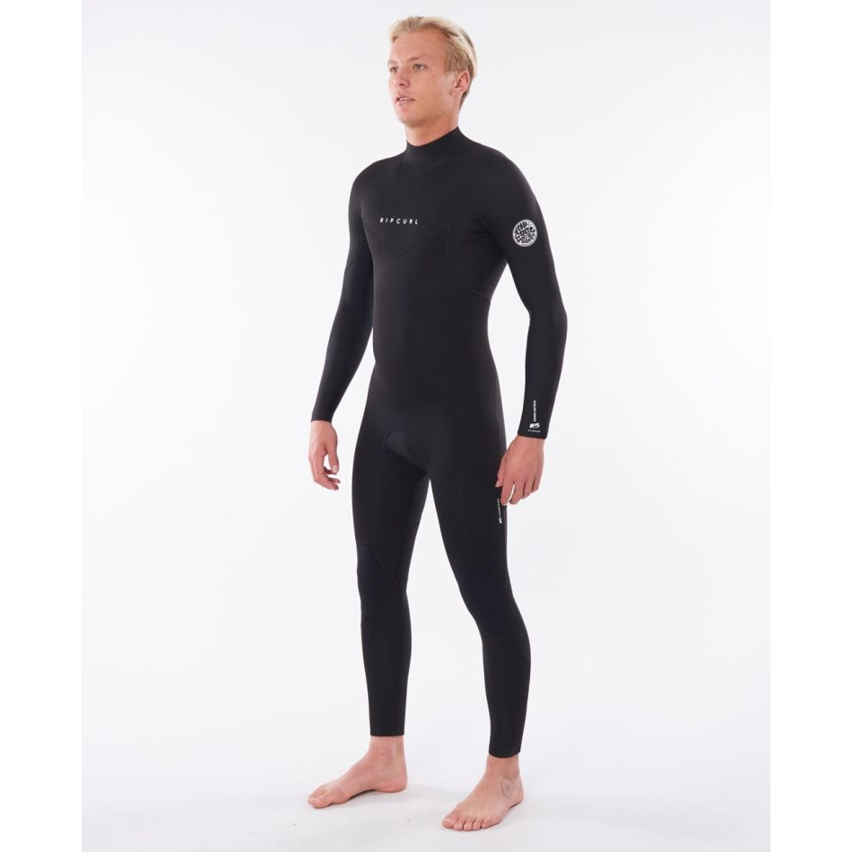Rip Curl Men's Dawn Patrol 4/3 Back Zip Wetsuit - Premium Surfing Gear for Cold Water Surfing & Diving
