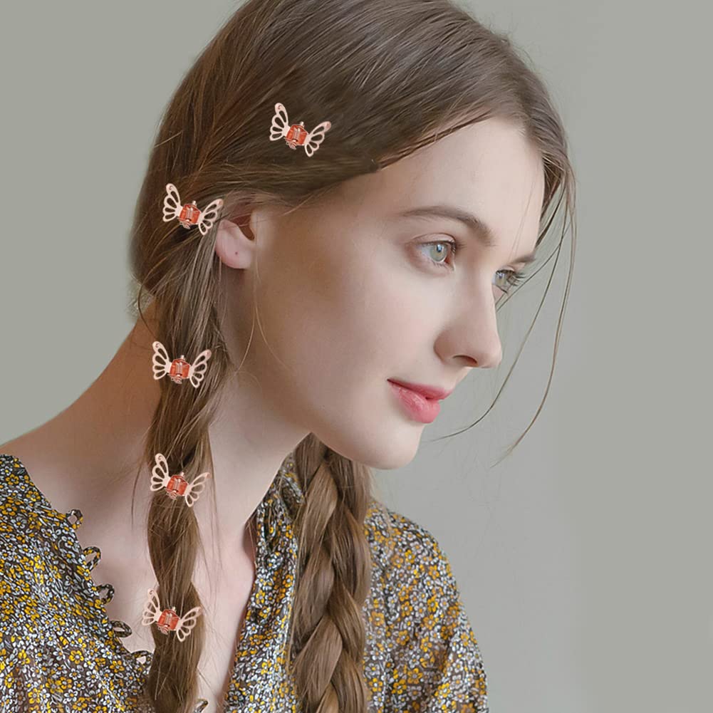 DonLeeving 100 Pcs Mini Butterfly Hair Clips - Small Metal Hair Claws for Women & Girls (Gold, Silver, Gun Black, Rose Gold) | Perfect for School, Work, Parties & Everyday Hairstyles