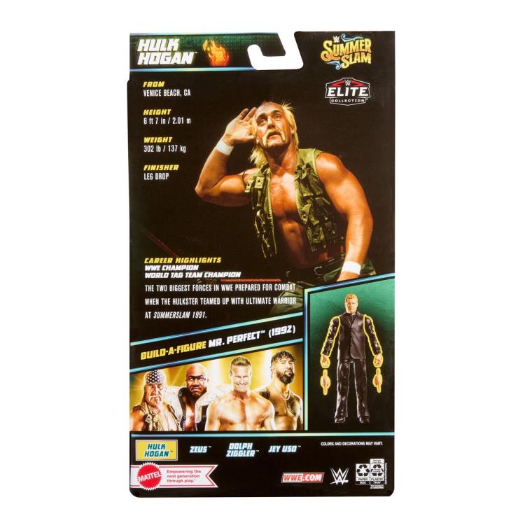 WWE Elite Collection Desert Storm Hulk Hogan Action Figure - Collectible Wrestling Toy for Fans & Display | Perfect for Home Decor, Gift Giving, and WWE Memorabilia Collections
