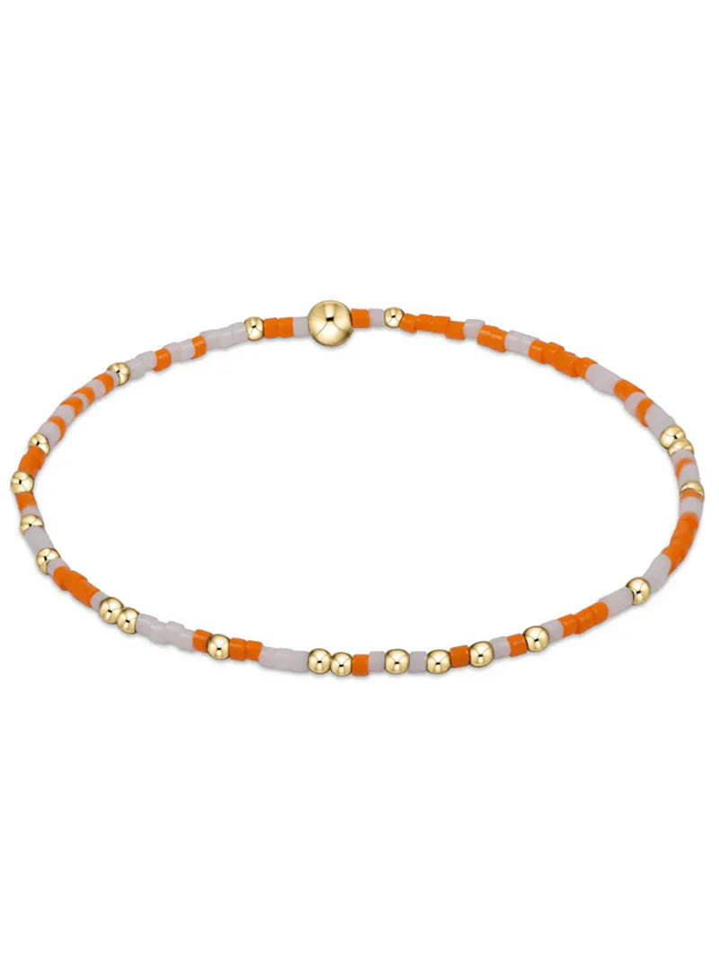 Egirl Gamer Bracelet - Orange Hope Unwritten Adjustable Wristband for Gaming, Streaming & Cosplay - Perfect Gift for Gamers & Anime Fans