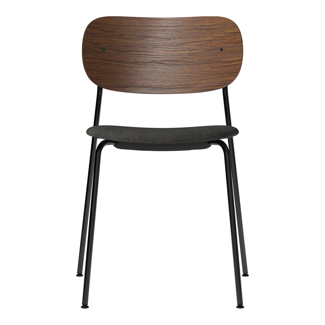 Co Dining Stackable Chair - Upholstered Seat for Kitchen, Dining Room & Outdoor Patio | Comfortable & Space-Saving Furniture