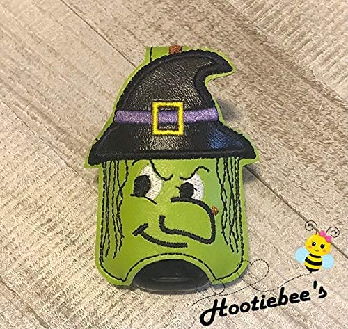 Halloween Witch Hand Sanitizer Holder & Lip Balm Holder - Cute Accessory for Purse, Keychain, or Costume | Perfect for Trick-or-Treating, Parties & Halloween Decor