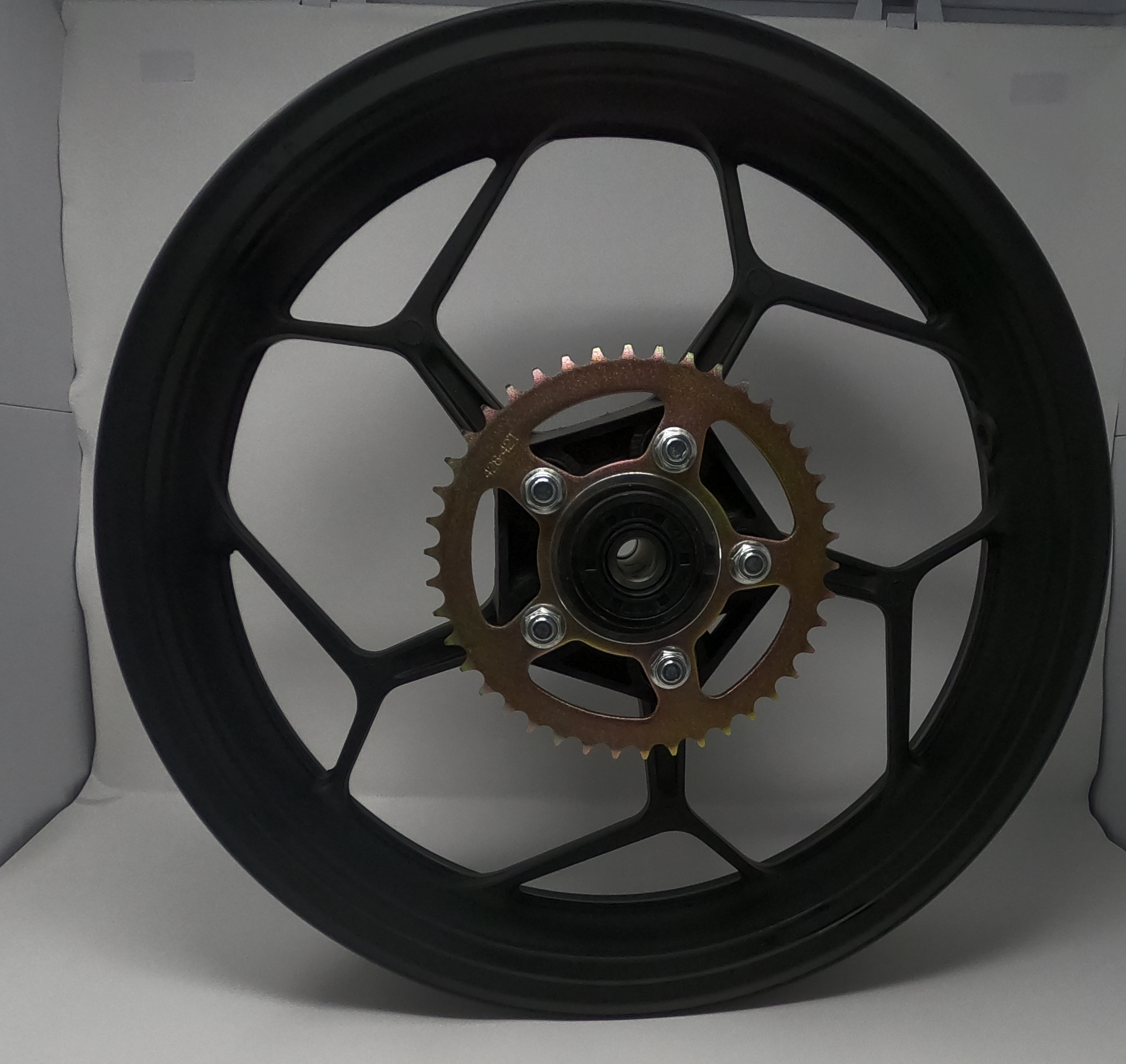 Venom X22 Ninja 125cc Motorcycle Rear Wheel Rim (02040442) - Durable Replacement Part for Off-Road & Street Riding