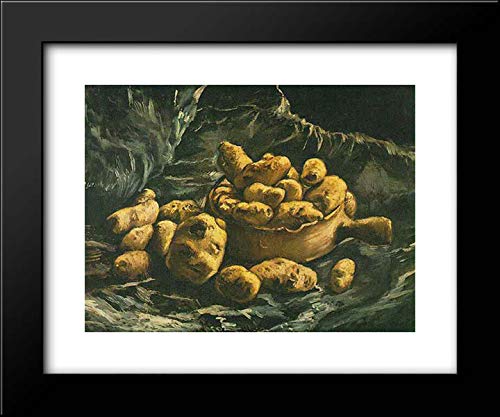 Vincent van Gogh Still Life with Earthen Bowl and Potatoes 18x15 Framed Art Print - Perfect for Home Decor, Office Wall Art & Gift Ideas